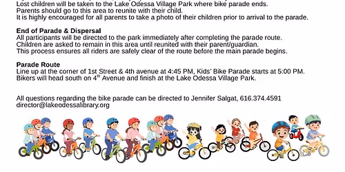 Kids' Bike Decorating and Parade!