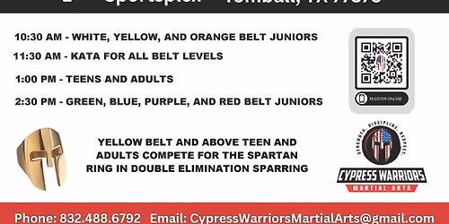 Legends of the Fall Cypress Warriors Tournament