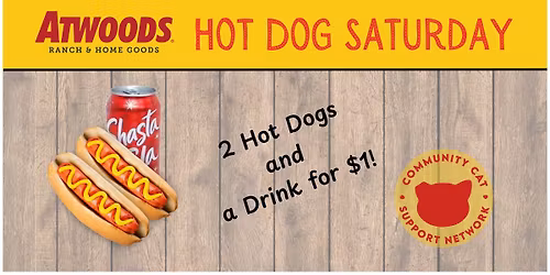 Hot Dog Days at Atwoods \u2013 Russellville | Support Community Cats