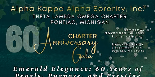 AKA - Theta Lambda Omega Chapter - 60th Charter Anniversary