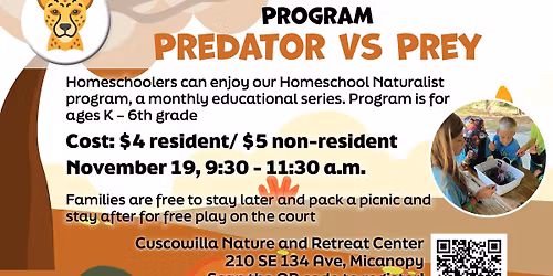 Homeschool Junior Naturalist : November 