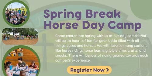Freedom Farm Spring Break Horse Day Camp