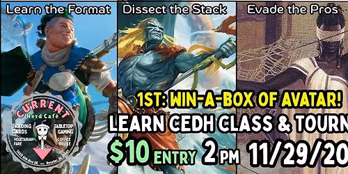MTG Class & Tourney! Learn cEDH! Win an Avatar: The Last Airbender Play Booster Box!
