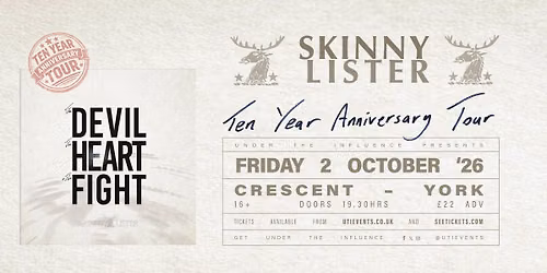 SKINNY LISTER | THE CRESCENT | YORK