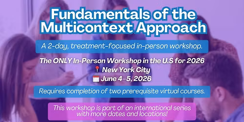 Fundamentals of the Multicontext Approach - Only in person U.S workshop!