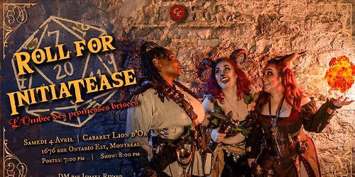 Roll for InitiaTease - L'Ombre des promesses bris\u00e9es