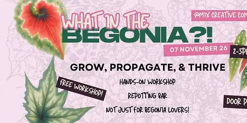 What in the Begonia?! Grow, Propagate, & Thrive with Roger