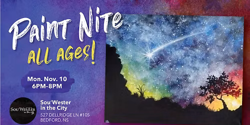 ALL AGES Paint Nite - Starry Desert Night