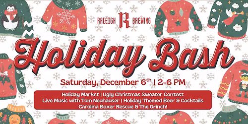 Holiday Bash at Raleigh Brewing