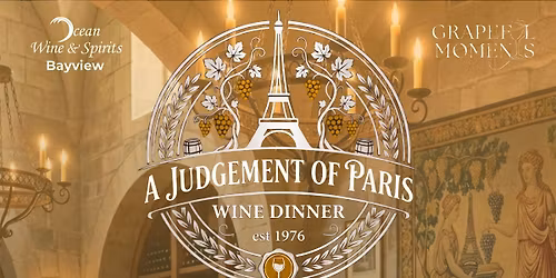 A Judgement of Paris Wine Dinner
