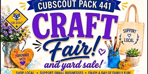 Craft Fair hosted by Cubscout pack 441 and Belleview United Methodist Church