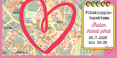 Pihakirppistapahtuma Ihalan ihanat pihat 2026