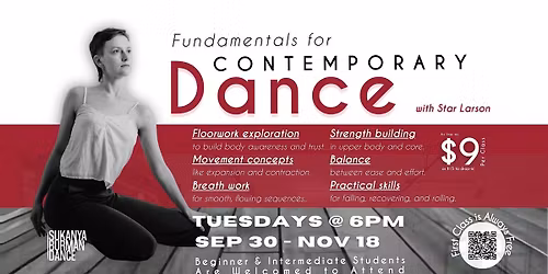 Contemporary Dance Class (Fundamentals)