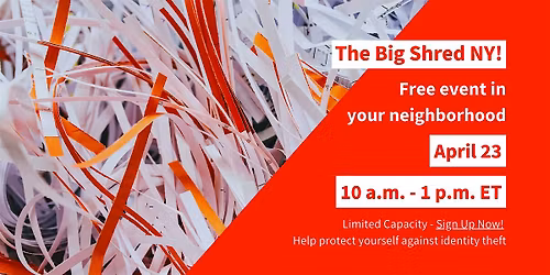 AARP NY's The Big Shred NY! in NYC - A free paper shredding event