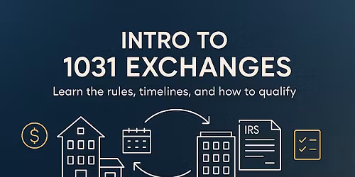 1 CE Credit - Intro to 1031 Exchanges