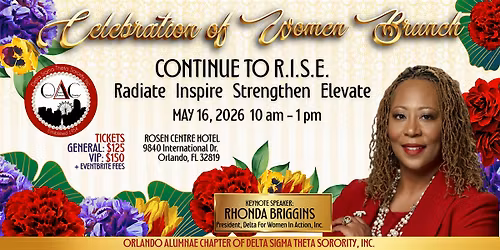 Celebration of Women Brunch 2026| Continue to R.I.S.E!