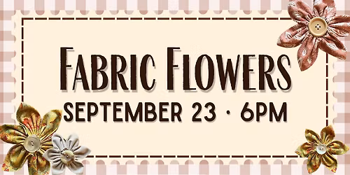 DIY Wednesday- Fabric Flowers