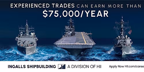 Ingalls Shipbuilding Experienced Hiring Event