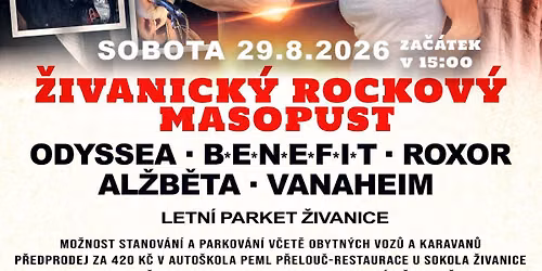 \u017divanick\u00fd rockov\u00fd masopust - 10. ro\u010dn\u00edk Letn\u00ed parket \u017divanice 