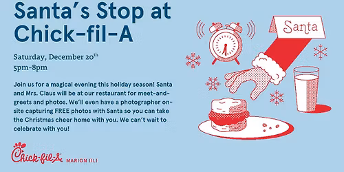 Santa\u2019s Stop at Chick-fil-A