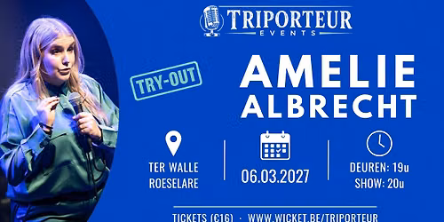 Comedy by Triporteur Events: Amelie Albrecht