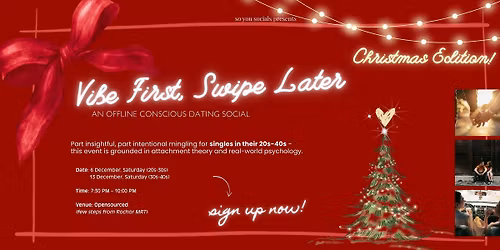 [NIL] Vibe First, Swipe Later - An Offline Conscious Dating Social