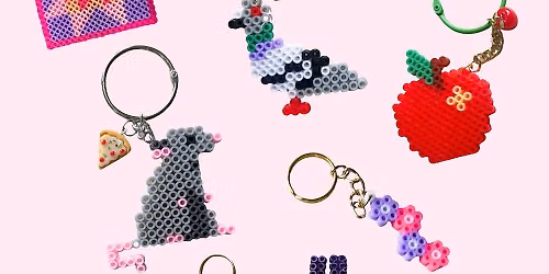 DROP-IN WORKSHOP: Melty Bead Bag Charms and Coasters