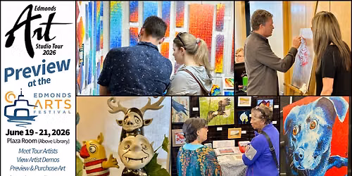 Edmonds Art Studio Tour Preview at the Edmonds Arts Festival