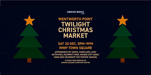 Wentworth Point Twilight Christmas market