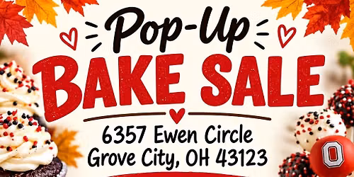 Pop up Bake Sale and photo stand