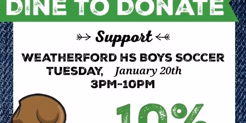 Dine in to Donate