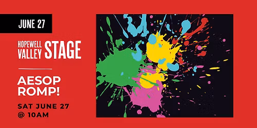 Aesop Romp: KIDS SHOW at the Stage!