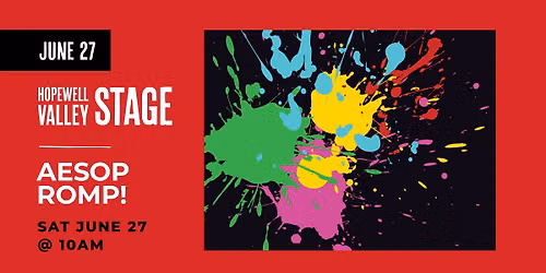 Aesop Romp: KIDS SHOW at the Stage!