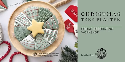 christmas tree platter cookie decorating workshop | huntersville