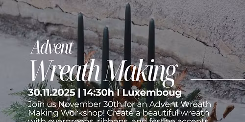 Advent Wreath Making