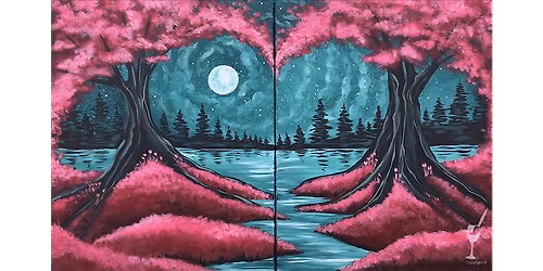 Romantic Lovers Lake - Paint and Sip in San Antonio | Classpop!\u2122