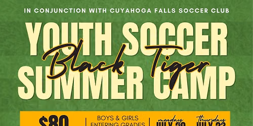 Black Tiger Youth Soccer Summer Camp