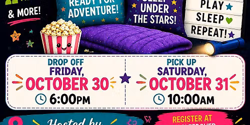 Discover U Sleep Over and Game Night