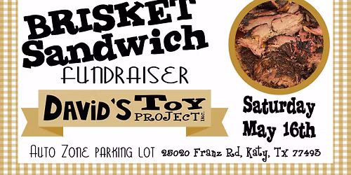 Brisket Sandwich Fundraiser