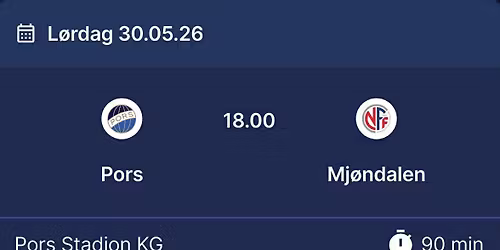 PORS - Mj\u00f8ndalen