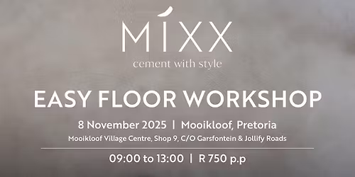 Mixx Cement Easy Floor Workshop
