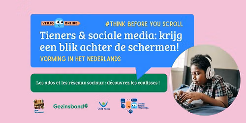 Vorming: tieners & sociale media (NL)