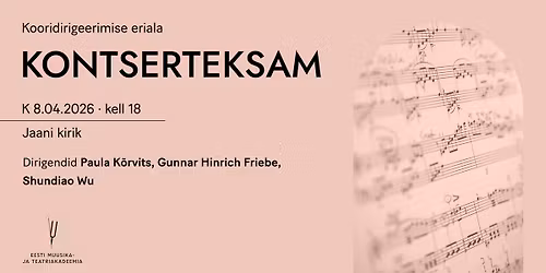 Kooridirigeerimise eriala kontserteksam