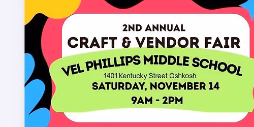 2nd Annual VPMS Craft & Vendor Fair
