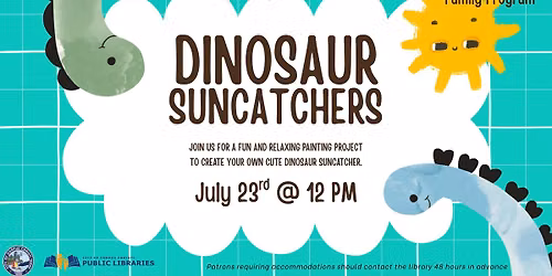Dinosaur Suncatchers