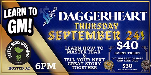 Daggerheart Game Master Training - Sept 24th