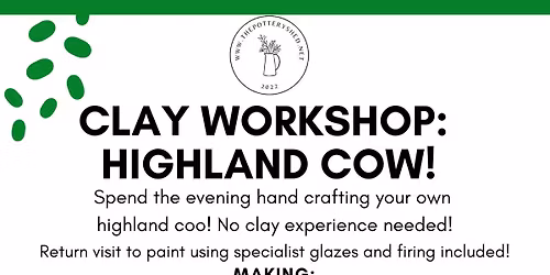 Clay workshop - Make your own highland cow 
