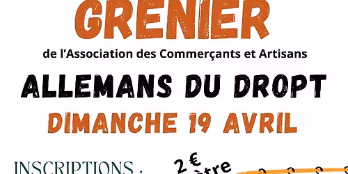 vide grenier du printemps