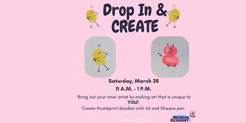 Drop-In & CREATE: Thumbprint Doodles!