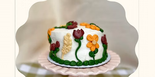 Autumn Florals Cake Decorating Workshop